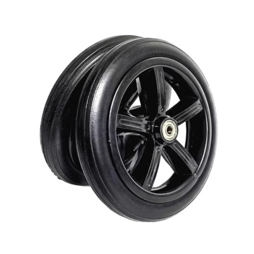 Pneus de scooter électrique 200 x 45, 8 pouces, 8 x 1 1/4, accessoires pour poussette, style : pneu plein de 8 mm, roue entière SH1406858-06